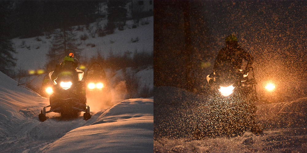 Escursioni motoslitte in coppia