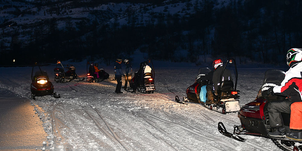 Escursioni motoslitte - Aperitour in motoslitta