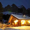 Cene in rifugio con trasporto in motoslitta