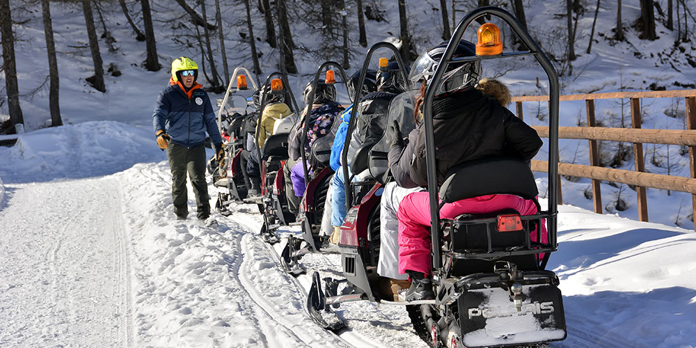 Escursioni motoslitte - Feste e addii al celibato e nubilato